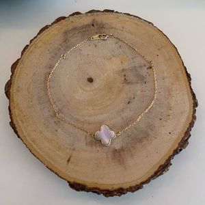 Mia Fiore 14KT Gold clover bracelet NWOT